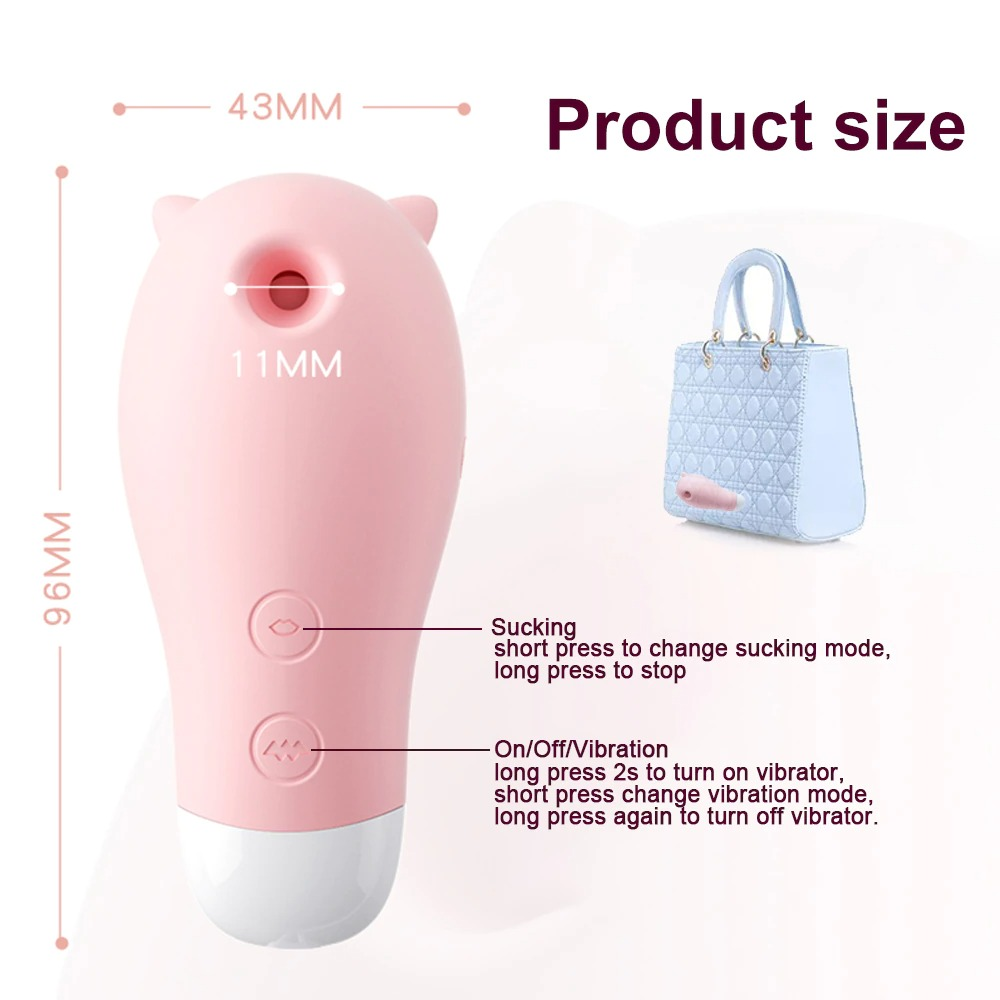 Waterproof Clitoris Stimulator Silicone / Sucking Vibrator Nipple / Sex Toys For Women - EVE's SECRETS
