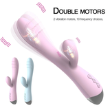 Waterproof Rabbit Vibrator With Double Motor For Women / Sex Toy For Clitoris Stimulator - EVE's SECRETS