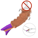 Wasserdichter Vibrator-Dildo, Sexspielzeug für Frauen/Erwachsene, Hautgefühl, realistischer Penis 