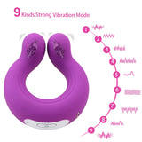 Wave Opening Design Cock ring Massager / USB Charging Penis Sex Toys for Men - EVE's SECRETS