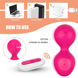 Wireless Kegel Balls Vibrator for Women / Vaginal Vibrating Massage Balls with Remote Control - EVE's SECRETS