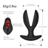 Wireless Remote Anal Dilator / Electric Shock Male Prostate Massager / Unisex Silicone Sex Toys - EVE's SECRETS