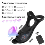 Wireless Remote Control Cockring Vibrator / Comfortable Male Triple Penis Ring / Adult Sex Toys - EVE's SECRETS