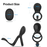 Wireless Remote Control Vibrating Cock Ring / Sex Toys For Men or Couples / Ejaculation Delay Toy - EVE's SECRETS