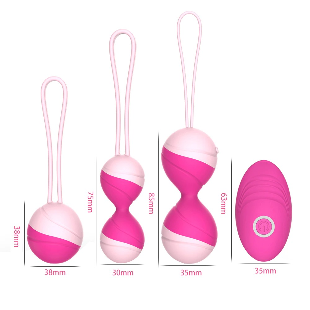 Wireless Remote Vaginal Kegel Balls / 10 Speed Vibrating Eggs / Adult Sex Toys for Women - EVE's SECRETS