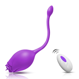 Wireless Rose Vibrator for Women / Female Clitoral Stimulator with Remote Control / Adults Sex Toys