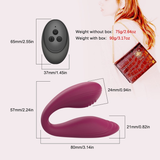 Wireless Sex Toys For Couple / USB Charger Female Dildo / Vibrating G-Spot Clitoris Stimulator - EVE's SECRETS