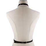 Women Beach Collar Choker / Body Leather Harness / Bondage Style Accessory - EVE's SECRETS