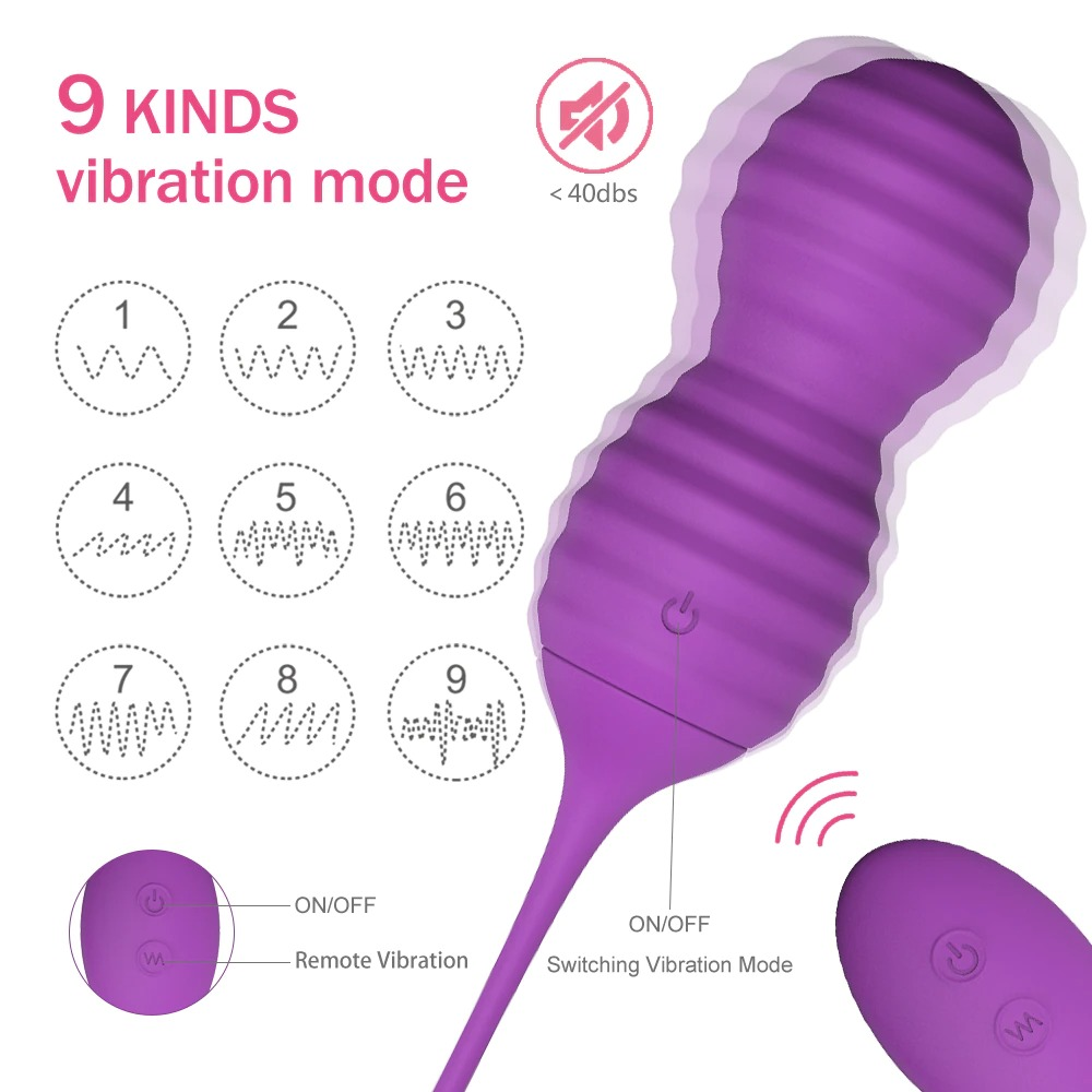 Women Intimate Muscle Exerciser / Kegel Balls Sex Toys / Vaginal Simulator with Remote - EVE's SECRETS