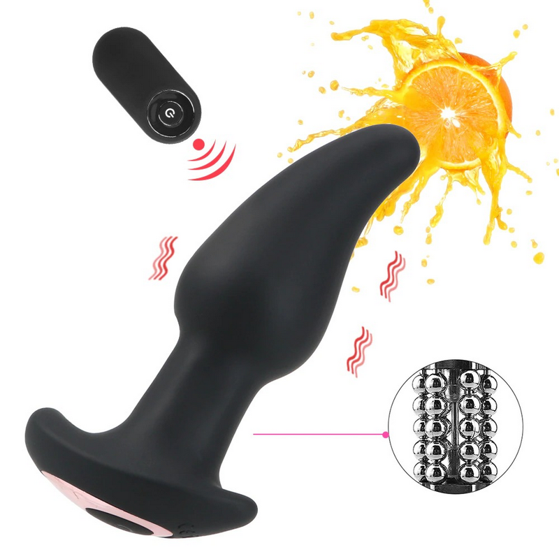 Women's Anus Beads Vibrator / G-Spot Female Prostate Massager / Wireless Clit Stimulator - EVE's SECRETS