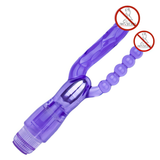 Doppelpenetrationsvibratoren für Damen / weibliche G-Punkt-Masturbatoren / Klitorismassagegerät 