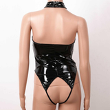 Women's Erotic Black Bodysuit / Sexy Backless Lingerie / Crotchless Catsuit for Ladies - EVE's SECRETS