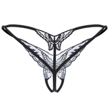 Women's Erotic Butterfly Panties / Low-Waist Strappy Thong Panty / Ladies' Sexy Underwear - EVE's SECRETS