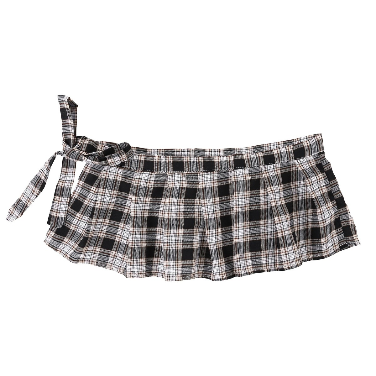 Women's Erotic Lace-up Skirt / Sexy Schoolgirl's Mini Skirt with Ruffle - EVE's SECRETS