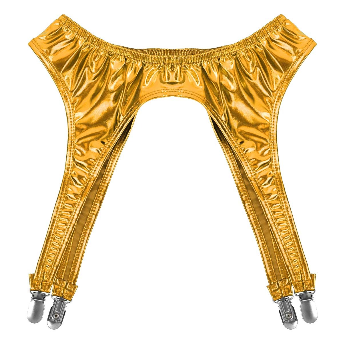 Women's Erotic Shiny Sexy Garter / Adult Underwear with Duck-Mouth Clips - EVE's SECRETS
