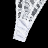 Women's Erotic White Lingerie Underwear / Sexy Female See Through Lace Lingerie Set - EVE's SECRETS