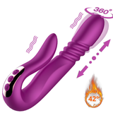 Vibromasseur point G pour femmes avec tête de rotation / masseur clitoridien féminin / jouets sexuels pour adultes 