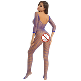 Women's Hollow Out Fishnet Bodysuit / Ladies Crotchless Bodystockings / Stretch Full Body Stockings - EVE's SECRETS