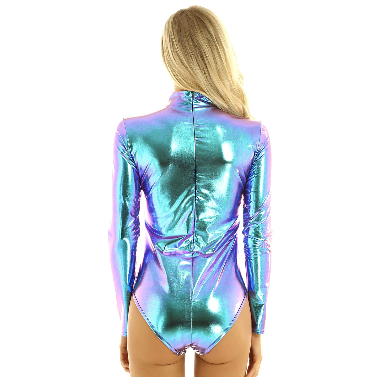 Women's Holographic Bodysuit with Long Sleeve / Sexy Swimsuit for Ladies - EVE's SECRETS