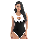 Women's One Piece Exotic Heart-Shaped Apparel / Sexy Soft Cotton Romper Costume Bodysuit