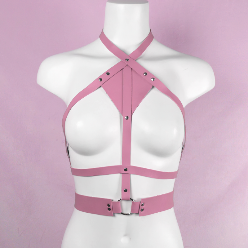Women's PU Leather Body Bondage Harness / Female BDSM Rave Outfit Underwear - EVE's SECRETS