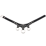 Women's PU Leather Choker with Metal Decorations / BDSM Sexy Necklace - EVE's SECRETS