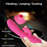Women's Rabbit Vibrator With Clit-Suction Functions / Female G-spot Massager / Clitoral Stimulator - EVE's SECRETS