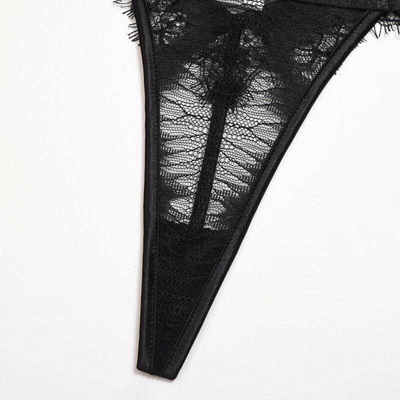Women's Sensual Halter Lingerie Underwear / Female Exotic Bra and Thongs Apparel - EVE's SECRETS