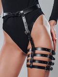 Women's Sexy BDSM Harness Bra Set / Erotic Body Bondage and Garter Belt Lingerie Stocking - EVE's SECRETS