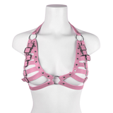 Women's Sexy Chest Harness in Three Colors / BDSM PU Leather Bondage with Rivets - EVE's SECRETS