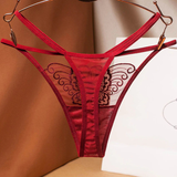 Women's Sexy G-Strings with Butterfly Embroidery / Ladies Lace Lingerie - EVE's SECRETS