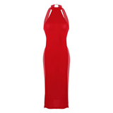 Women's Sexy High Cut Dress / Elastic Sleeveless Outwear / Erotic Club Wear for Ladies - EVE's SECRETS