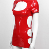 Women's Sexy Hollow Out Mini Dress / Bodycon Tempting Dress / Female Erotic Clubwear - EVE's SECRETS