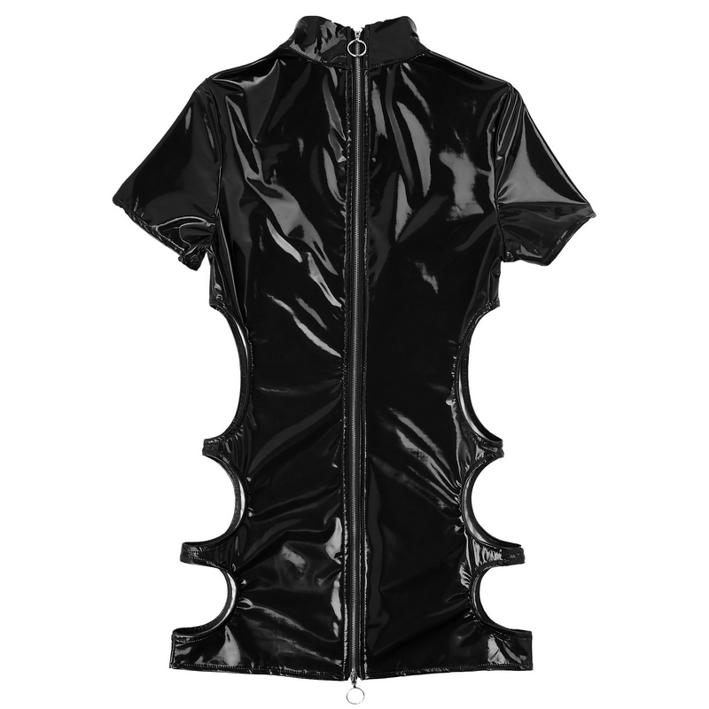 Women's Sexy Hollow Out Mini Dress / Bodycon Tempting Dress / Female Erotic Clubwear - EVE's SECRETS