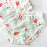 Women's Sexy Lace Panties / Female Heart Print Erotic Briefs Underwear - EVE's SECRETS
