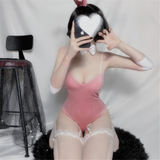 Women's Sexy Lingerie Bodysuit / Rabbit Girl Pink Underwear Costume - EVE's SECRETS