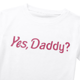 Women's Sexy T-Shirt with Letters Yes Daddy / Ladies' Outfits with Short Sleeve - EVE's SECRETS