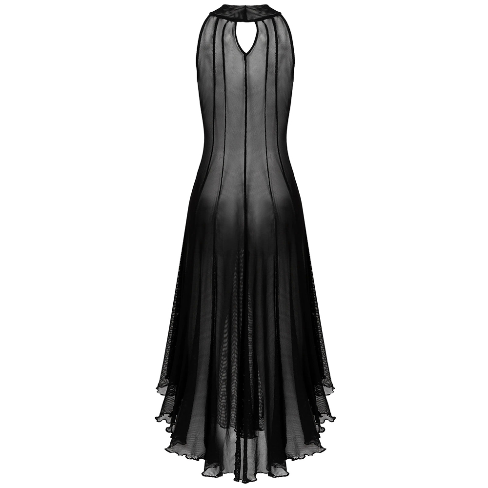 Women's Sexy Transparent Mesh Dress / See-Through Sleeveless Erotic Clothing - EVE's SECRETS