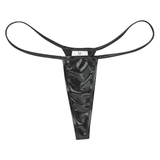 Women's Shiny Metallic T-Back Thongs / Low Rise Bikini Panties / Female Sexy Lingerie - EVE's SECRETS