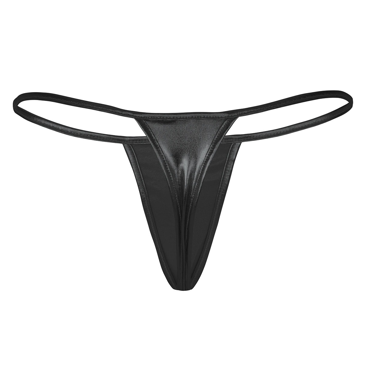 Women's Shiny Metallic T-Back Thongs / Low Rise Bikini Panties / Female Sexy Lingerie - EVE's SECRETS