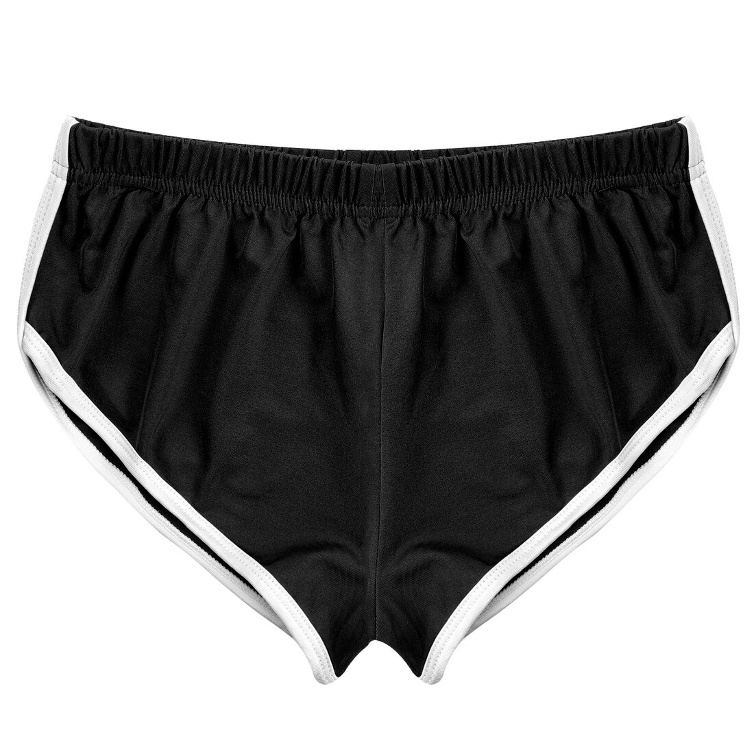 Women's Spandex Mid-rise Elastic Shorts / Sexy Adult Shorts with White Edge - EVE's SECRETS