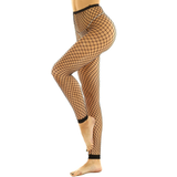 Women's Through Sheer High-Waist Hollow Out / Sexy Footless Stretchy Tights Stockings - EVE's SECRETS