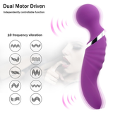 Women's Two in One G-spot Wand Vibrator / Double Head Clitoral Stimulator / Female Sex Toys - EVE's SECRETS
