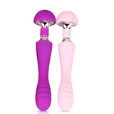 Women's Wand Vibrator With G-Spot Stimulation Cap / Female Sex Toy For Clitoral Masturbation - EVE's SECRETS
