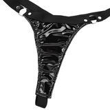 Women's Wet Look Sexy Lingerie / Hot Leather Bikini Set / Bra Top With G-String - EVE's SECRETS